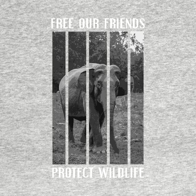 free our friends - elephants by Protect friends